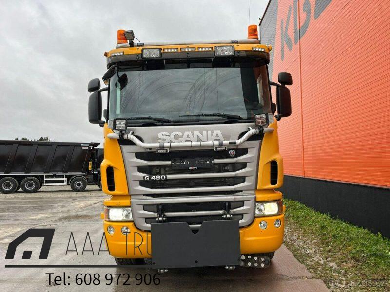 SCANIA G480 /6X4/Nosič kontejnerů Hiab XR20T