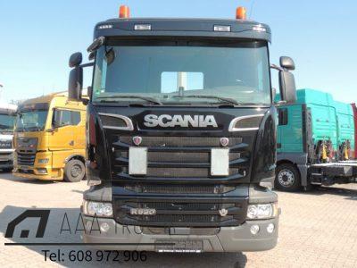 Scania R 520 V8 zvedací/řízená náprava/Meiller nosič kontíků/