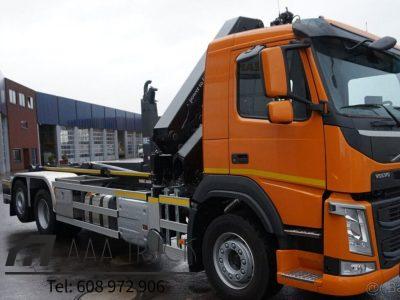 Volvo FM 410/6X2/Nosič kontejnerů/Jeřáb 21T/M